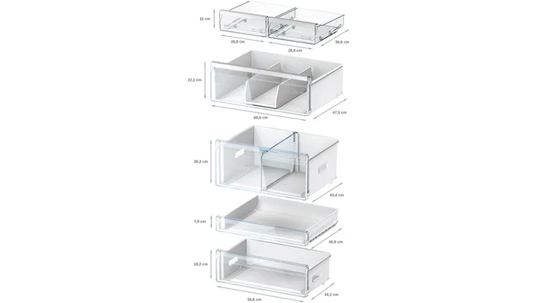 Serie 8 Alttan Donduruculu Buzdolabı 186 x 75 cm Beyaz