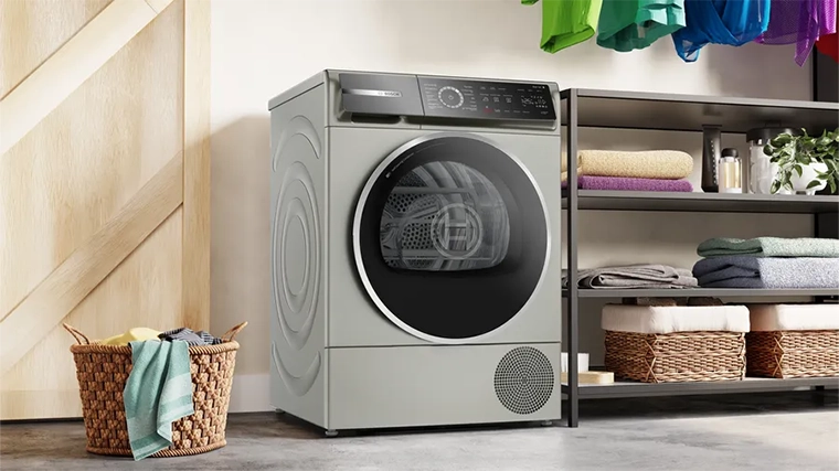 Serie 8 Isı Pompalı Kurutma Makinesi 9 kg Gümüş